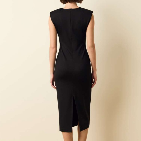 LES COPAINS Chic Mock Neck MIDI Sheath LBD - Picture 5 of 8